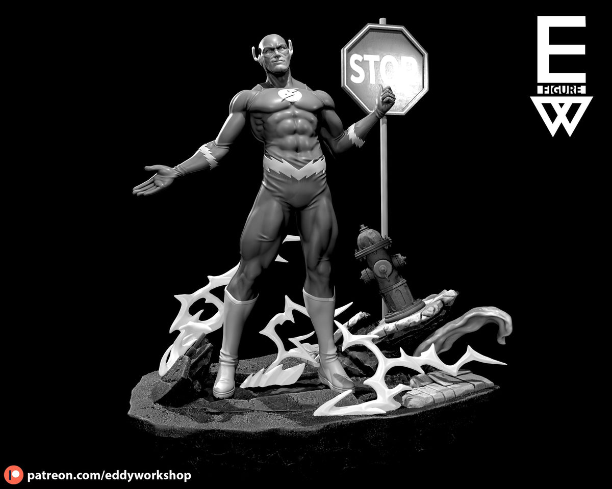 The Flash resin figure