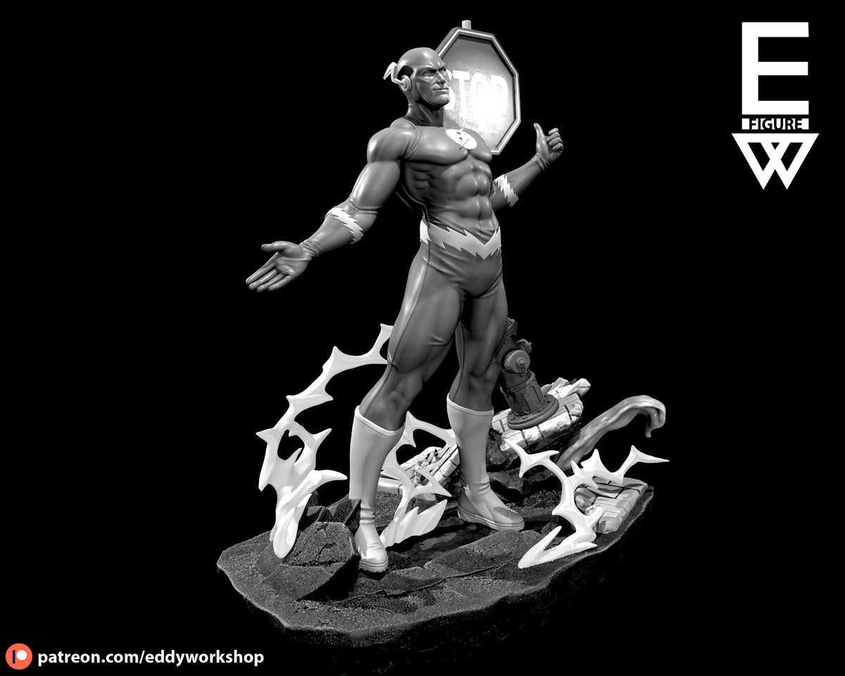 The Flash resin figure