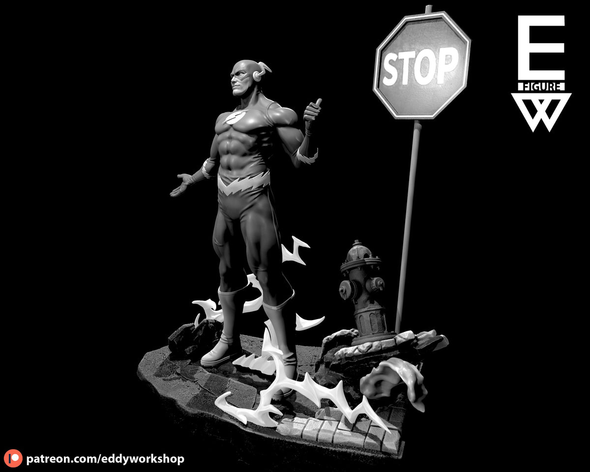 The Flash resin figure