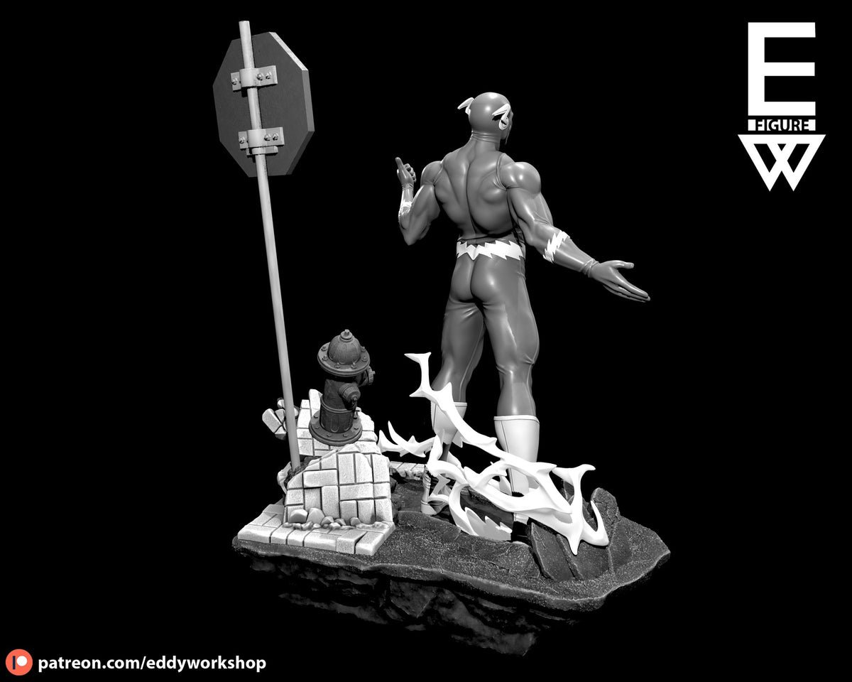 The Flash resin figure