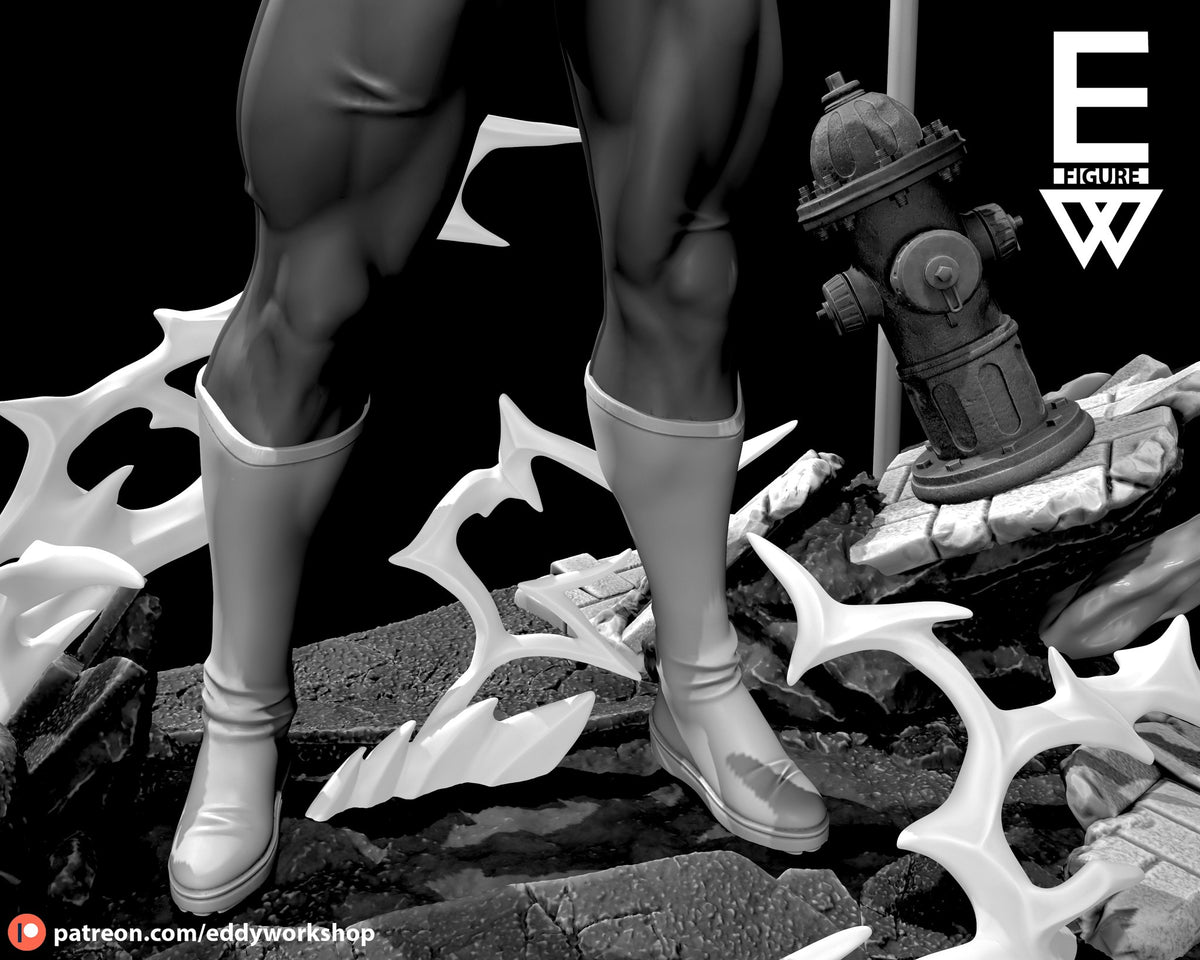 The Flash resin figure