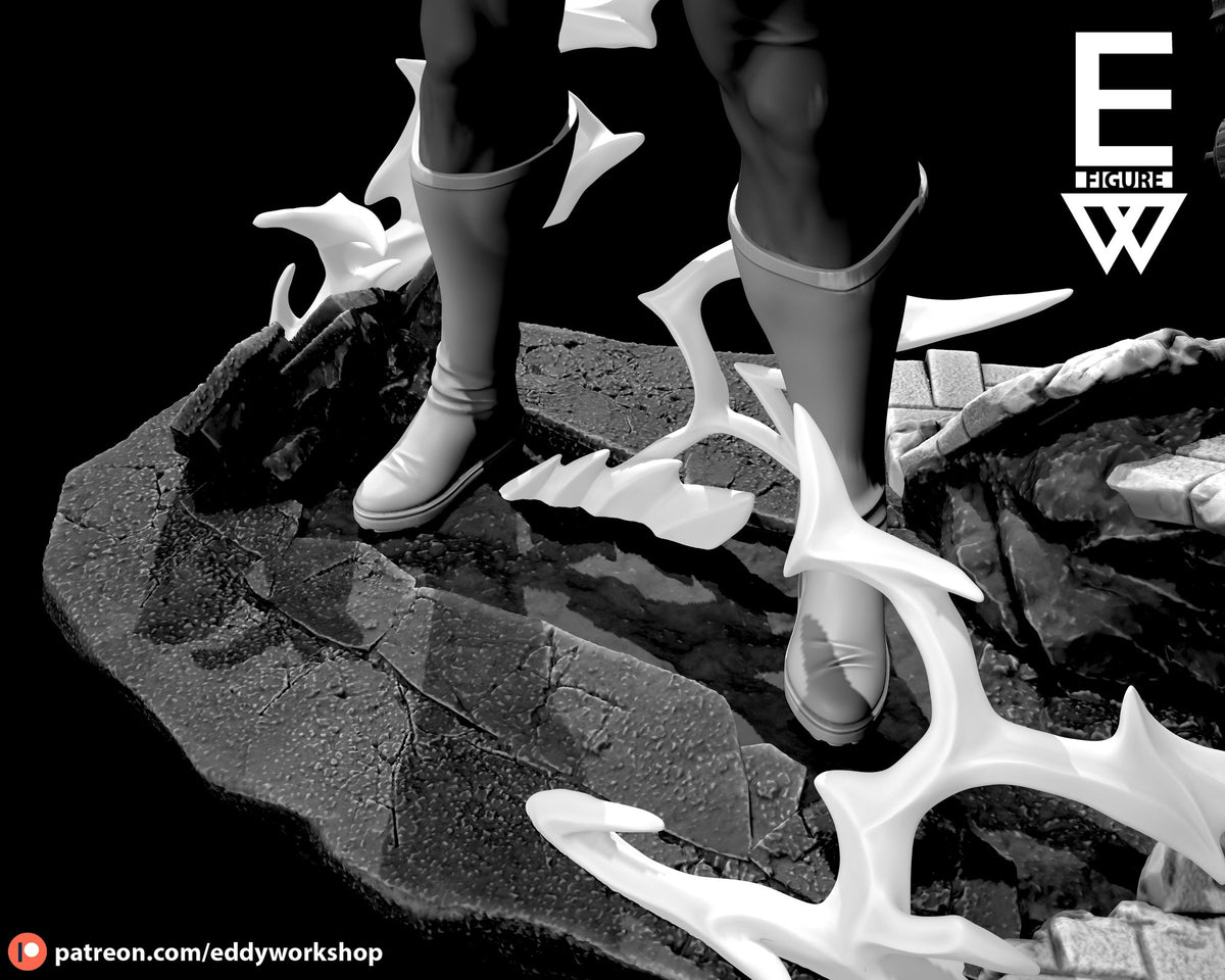 The Flash resin figure