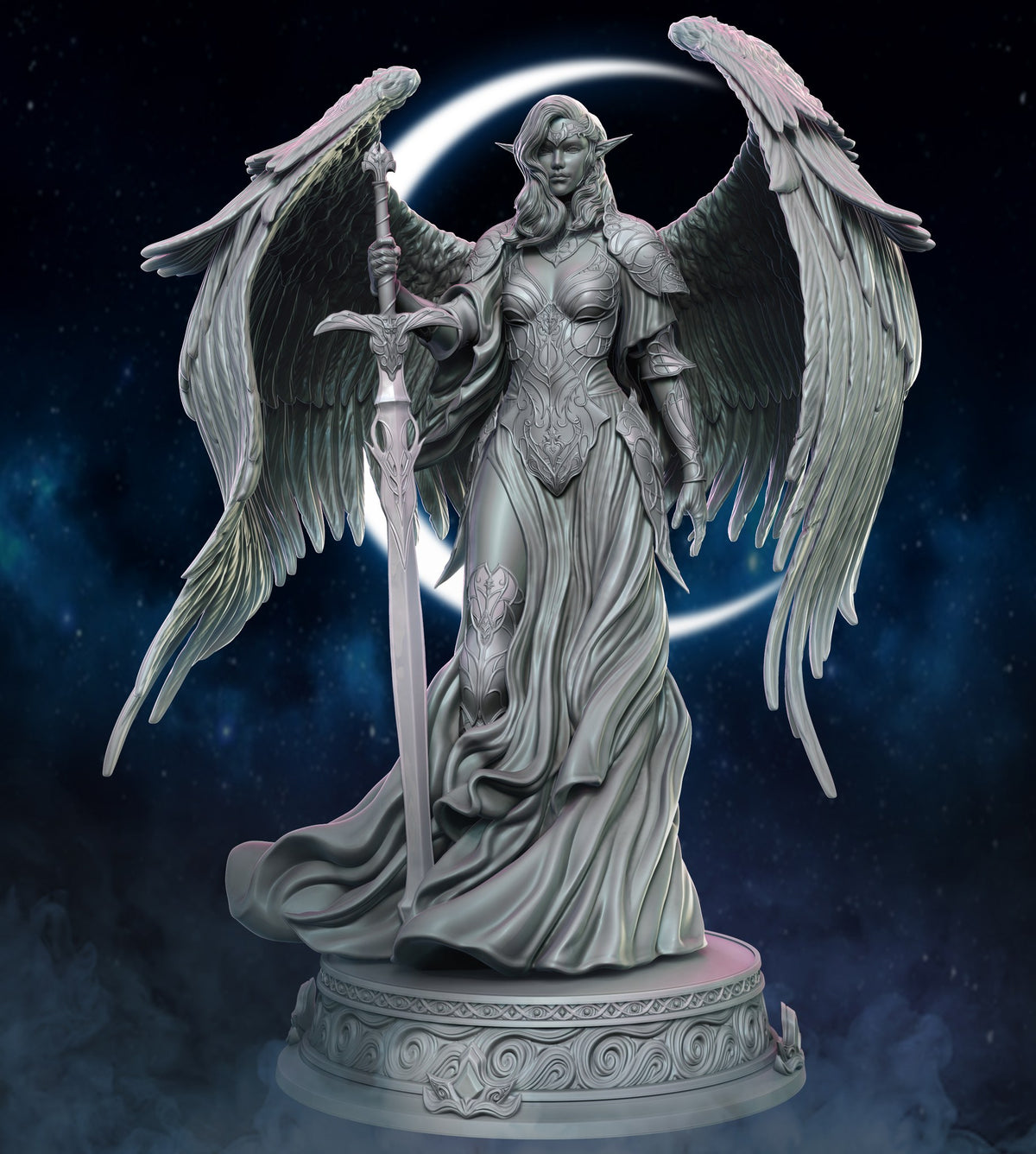 Valkyrie resin figure