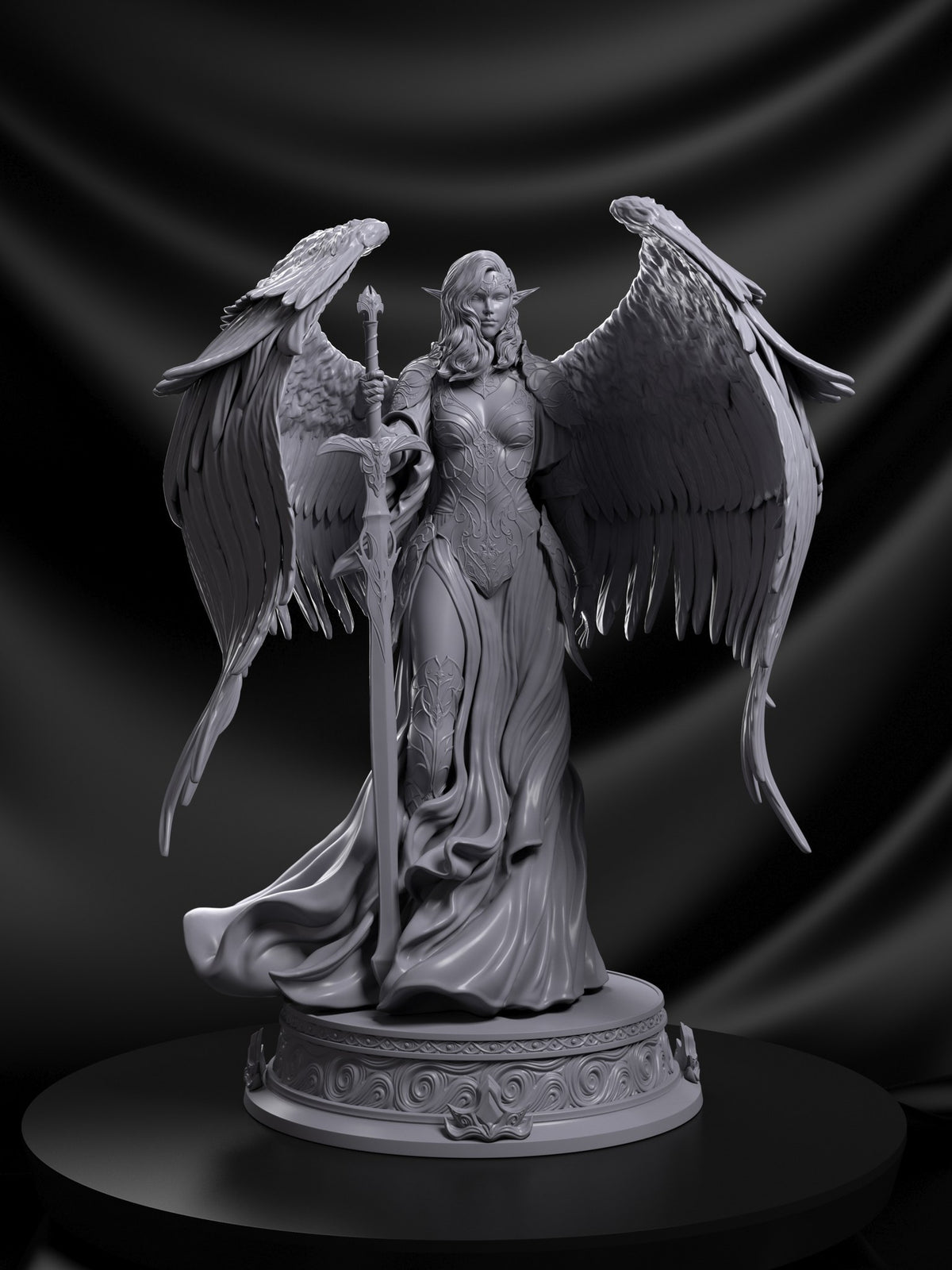 Valkyrie resin figure