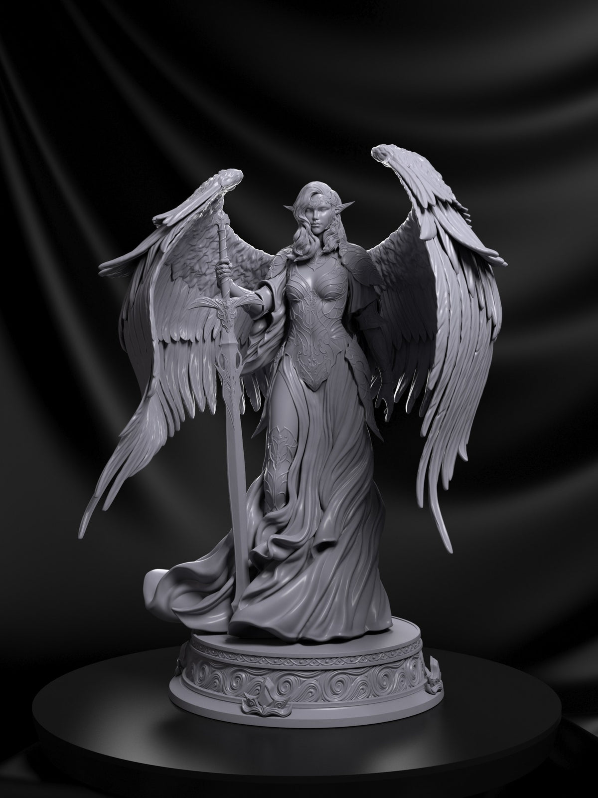 Valkyrie resin figure