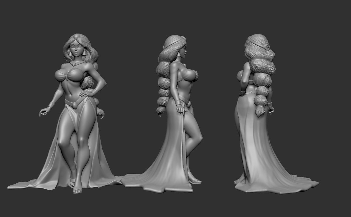 Arabian Princess resin figure