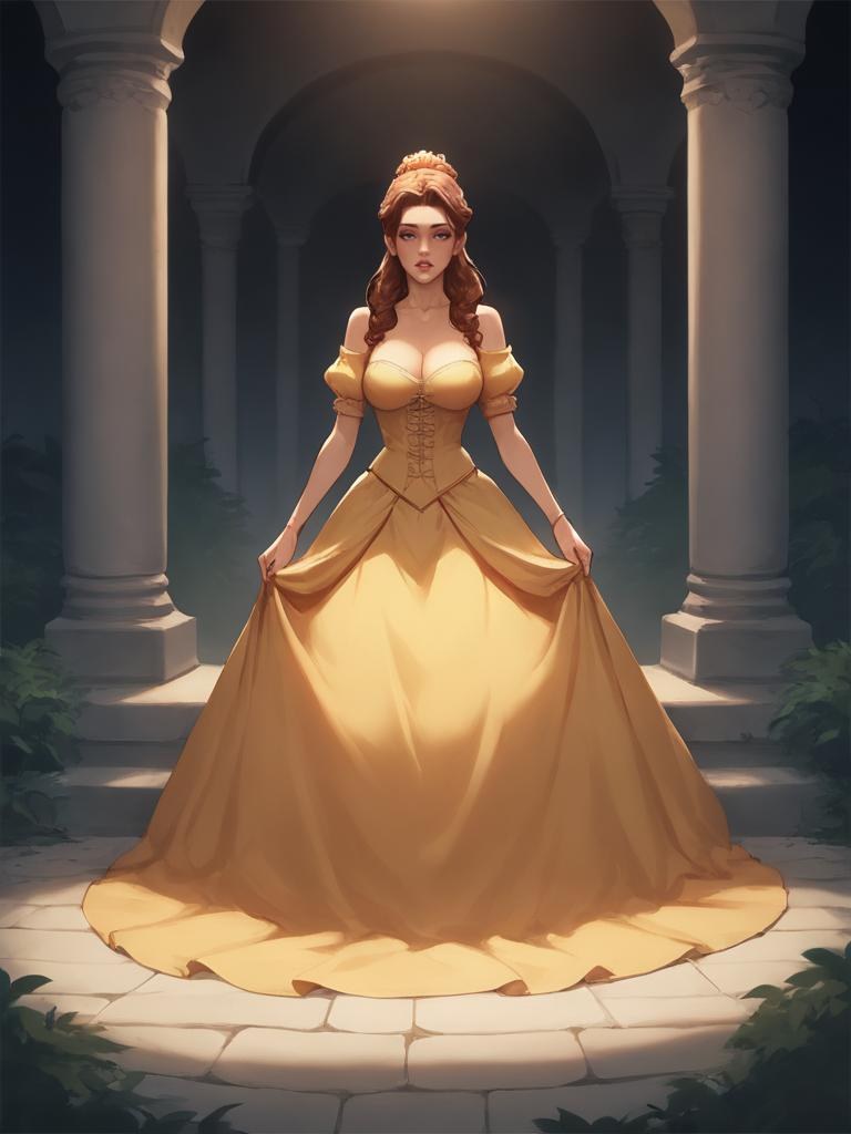 Beauty Princess resin figure