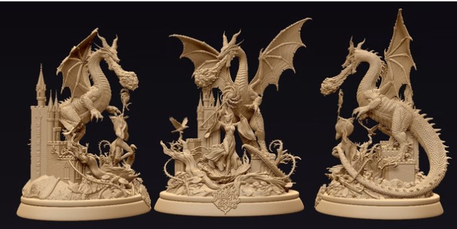 Malefic Desire (Dark Ascension) resin figure