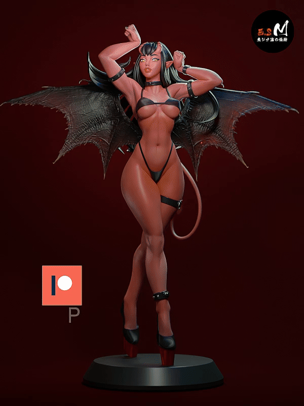 Meru the Succubus resin figure