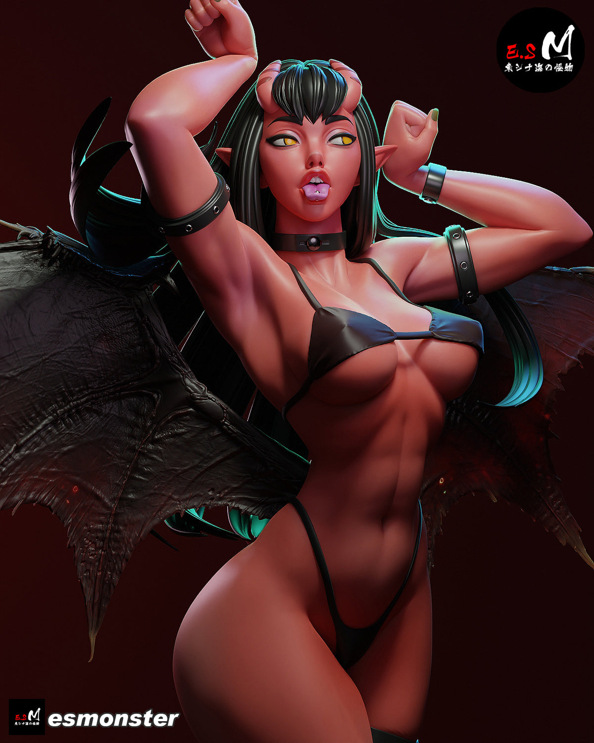 Meru the Succubus resin figure