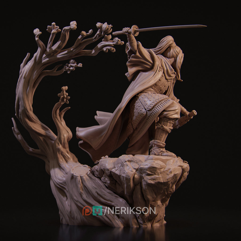 Michiko Kawata | 32mm–140mm | 3D Printed Figure | Art Piece | Nerikson | Nerdy Creations