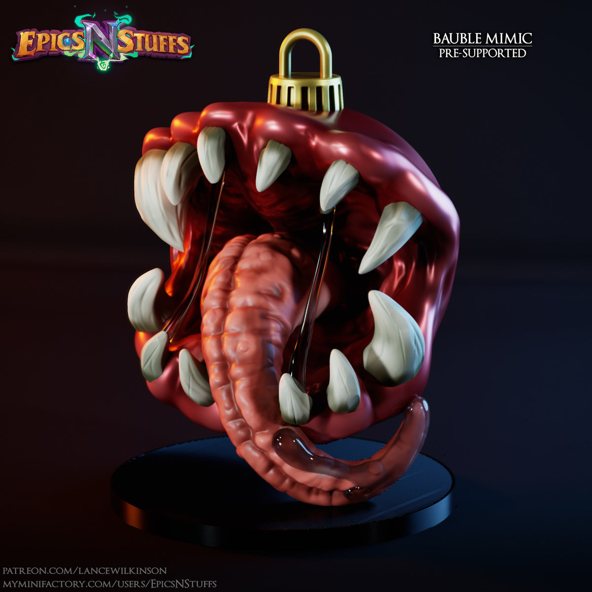 Bauble Mimic resin figure