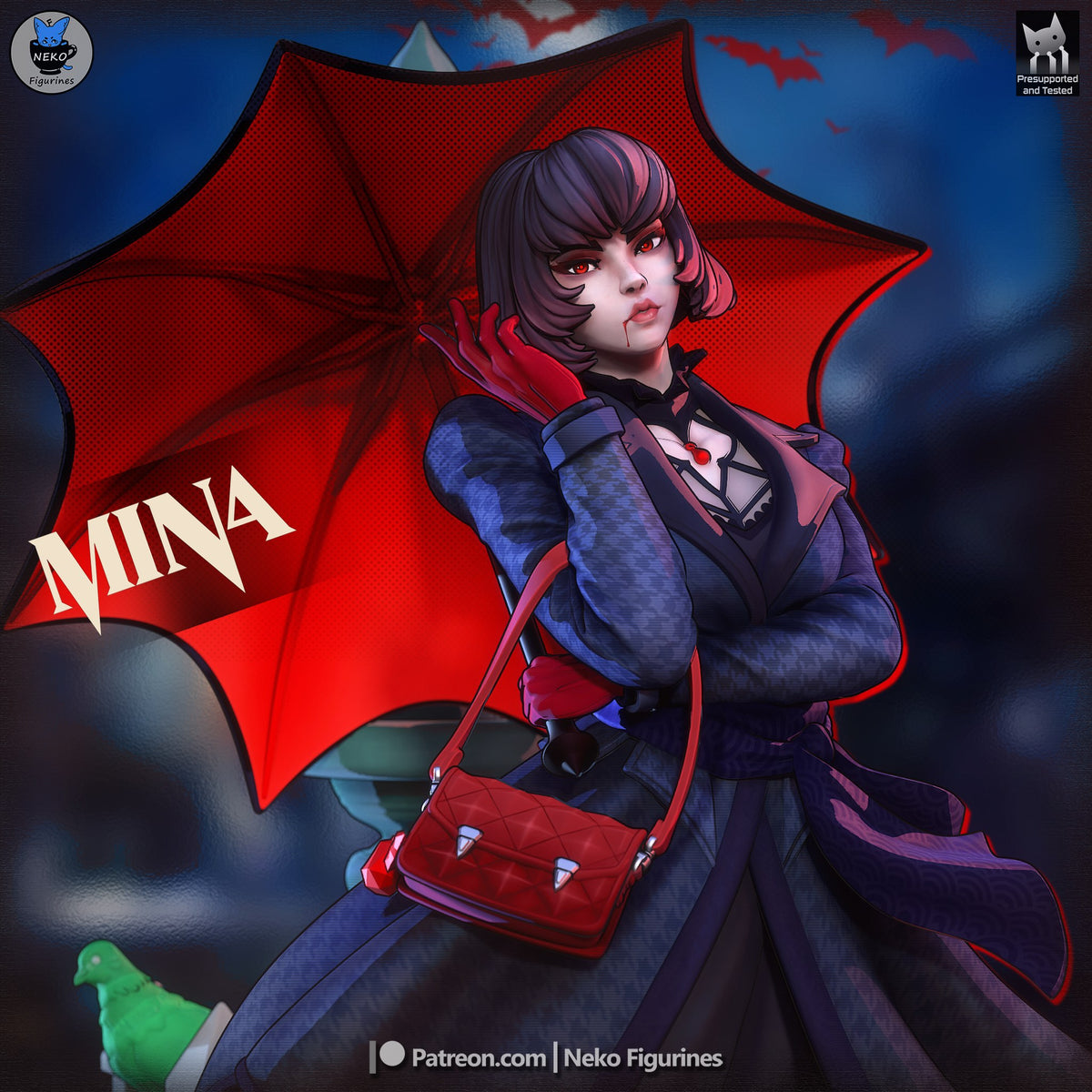 Mina (Deadlock) resin figure