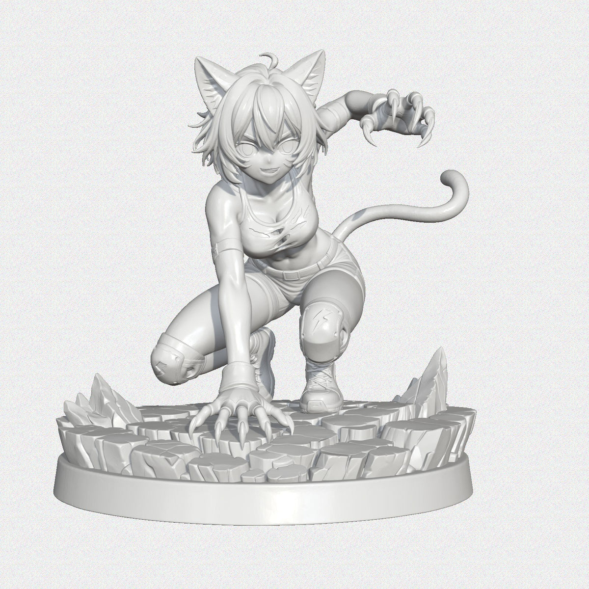 Mina resin figure
