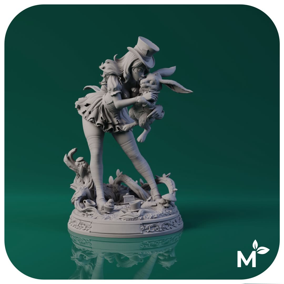 Alice Pin-up Statue resin figure