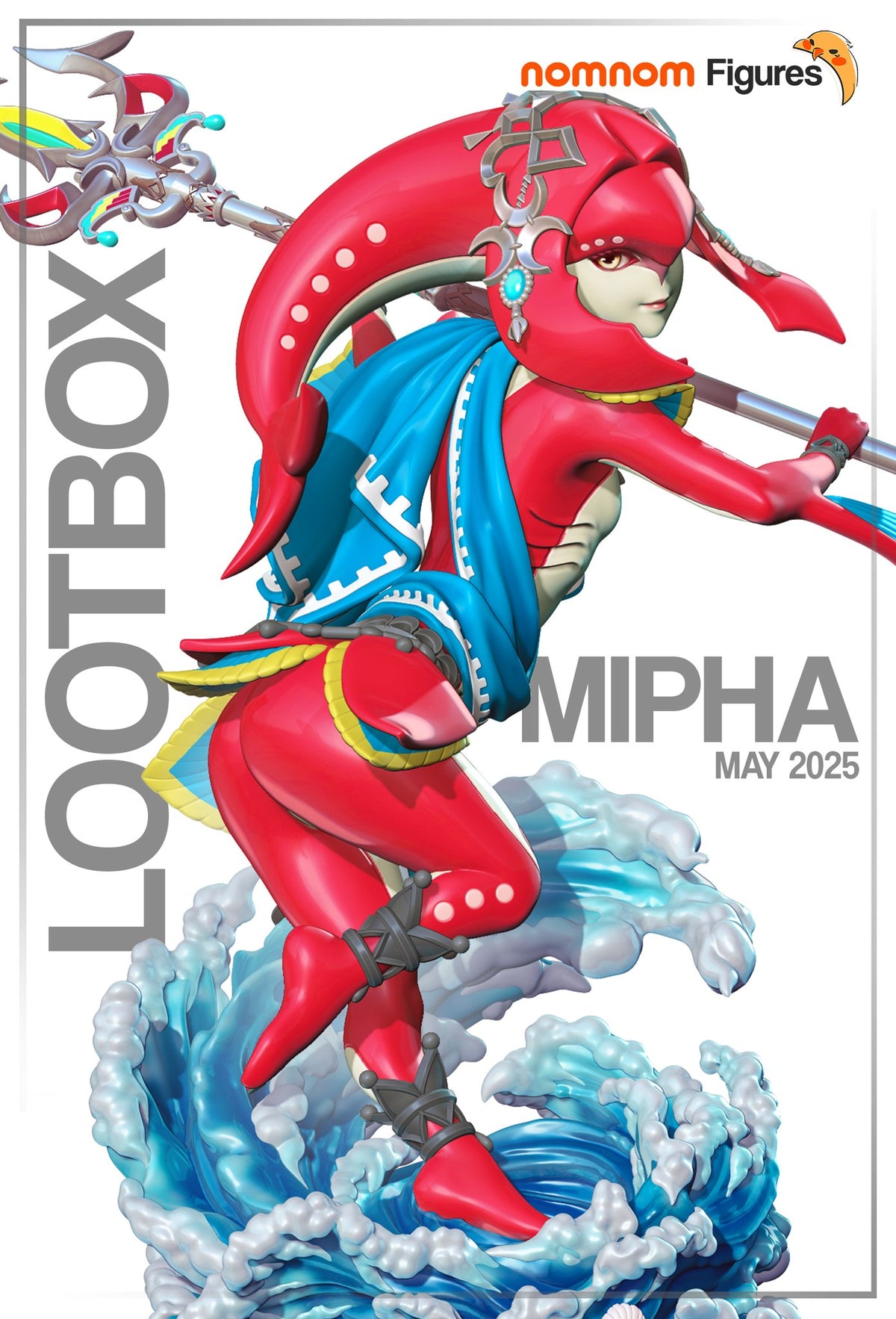 Mipha resin figure