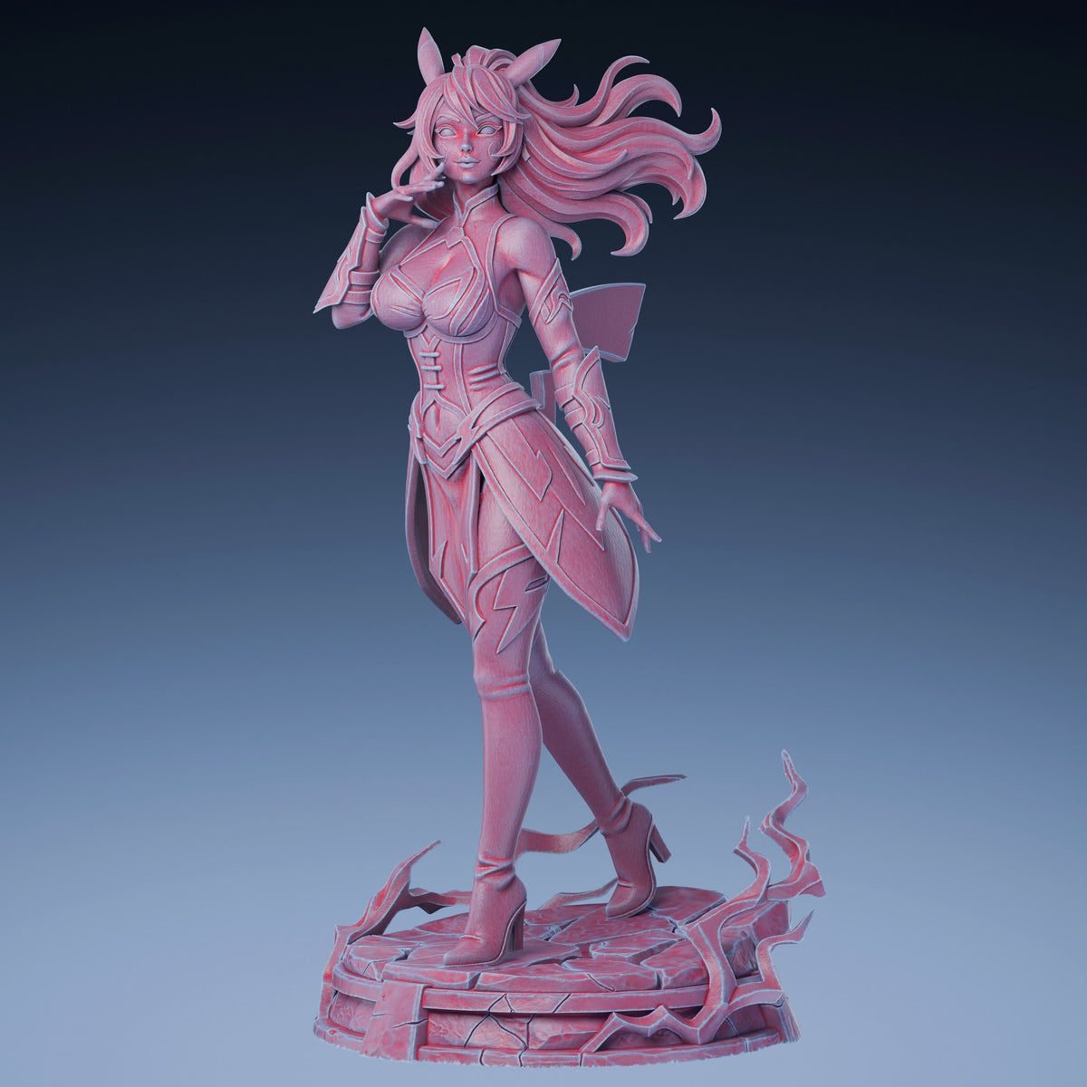 Chu resin figure