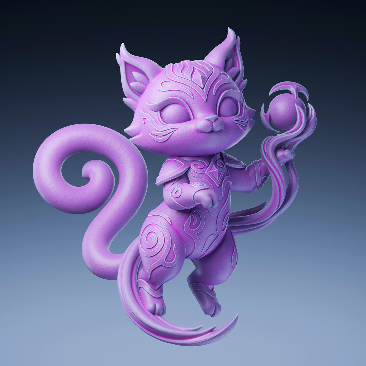 Mewie Familiar resin figure