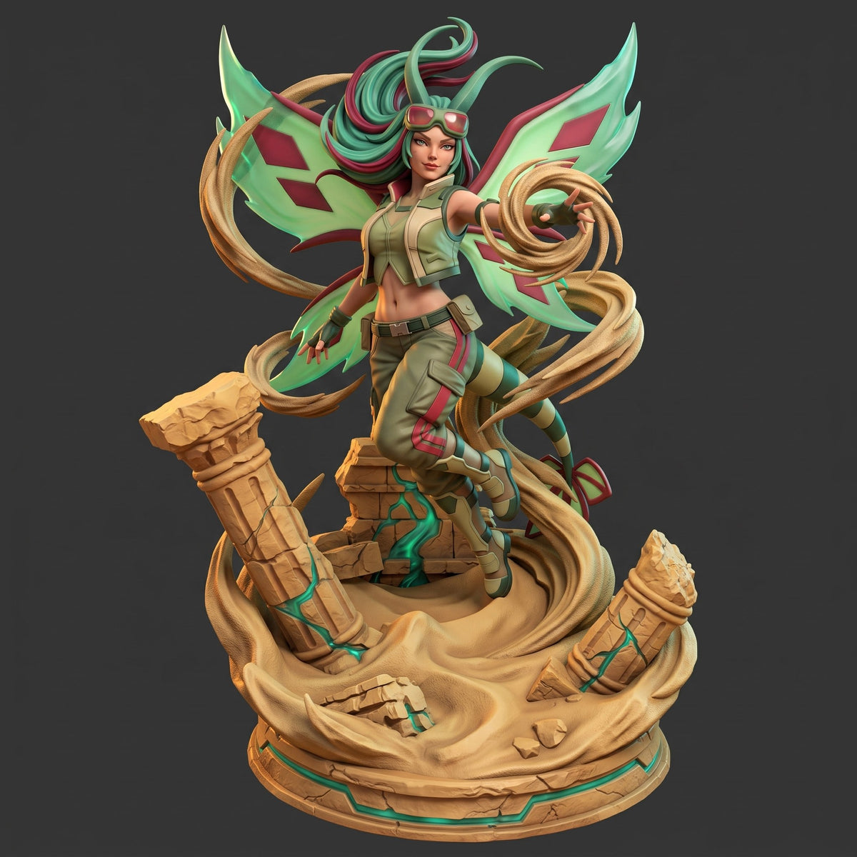 Fyralia resin figure