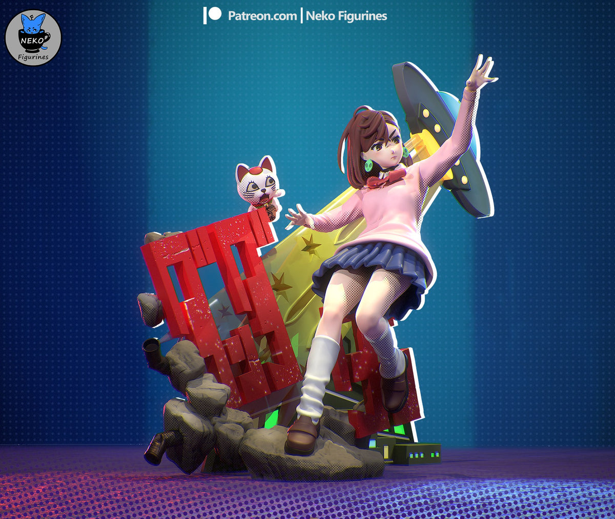 Momo Ayase (DandaDan) resin figure