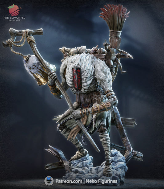 Monoco resin figure