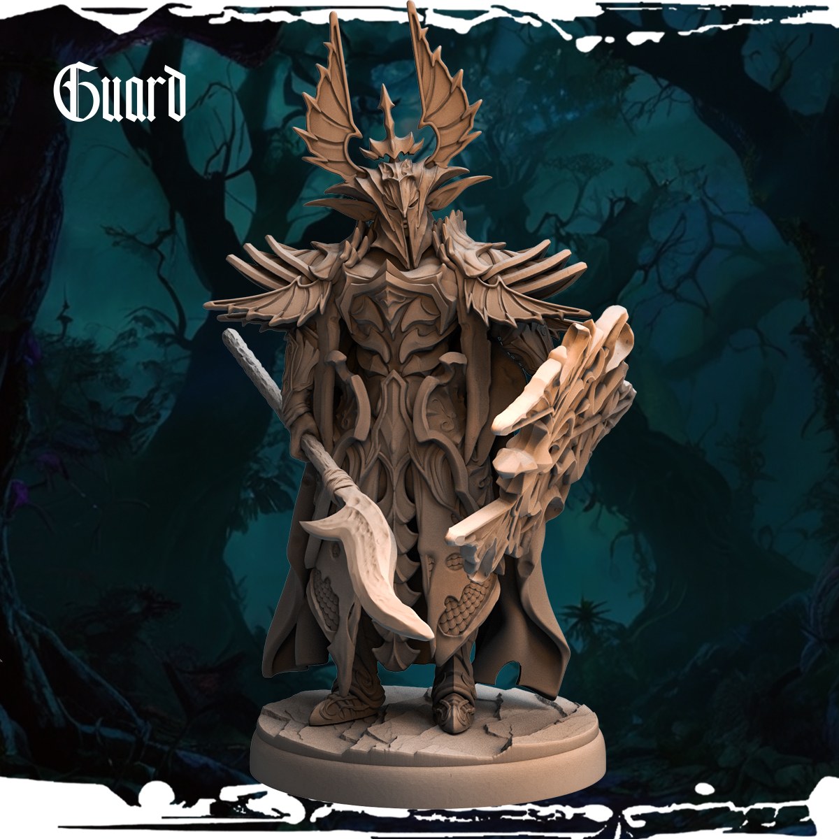 Dark Elf Guards (12 Poses) resin figure