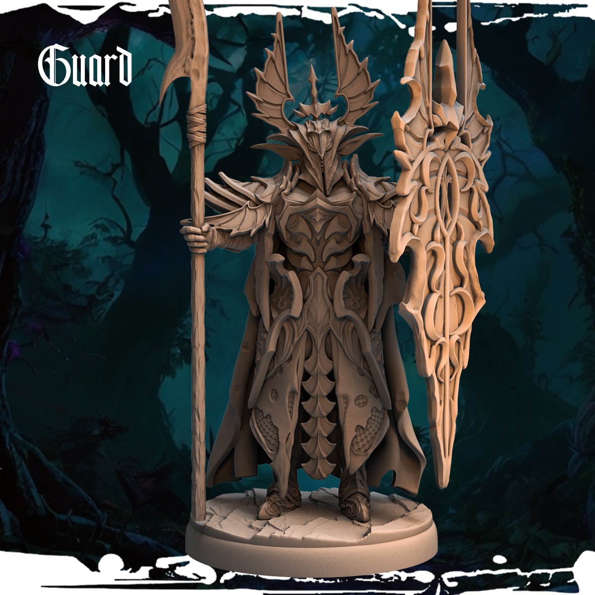 Dark Elf Guards (12 Poses) resin figure