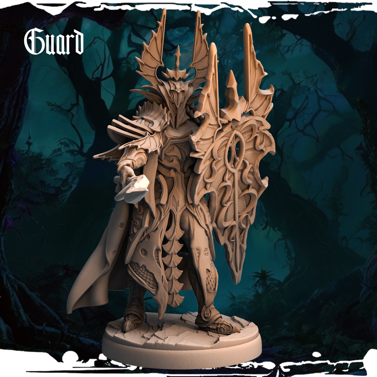 Dark Elf Guards (12 Poses) resin figure