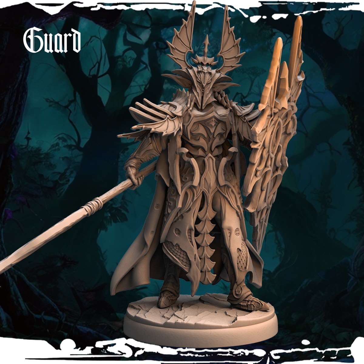 Dark Elf Guards (12 Poses) resin figure