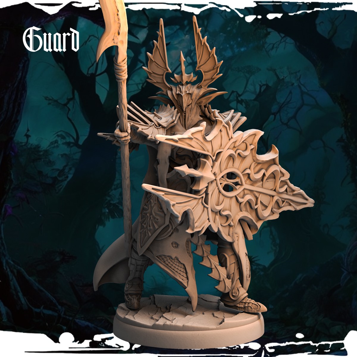 Dark Elf Guards (12 Poses) resin figure
