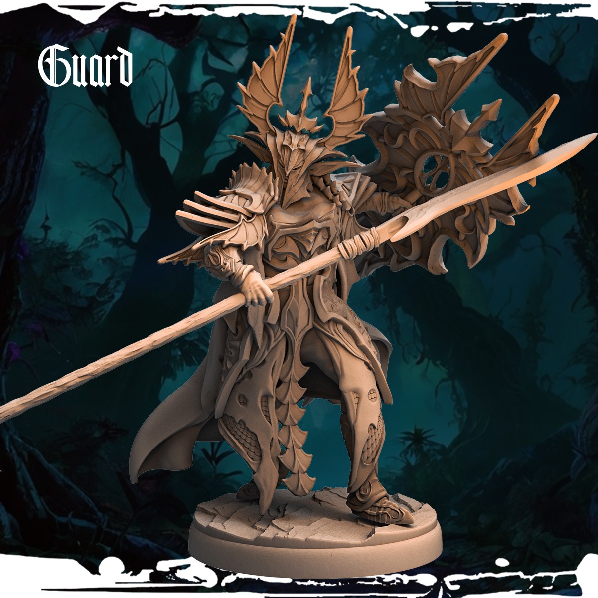 Dark Elf Guards (12 Poses) resin figure