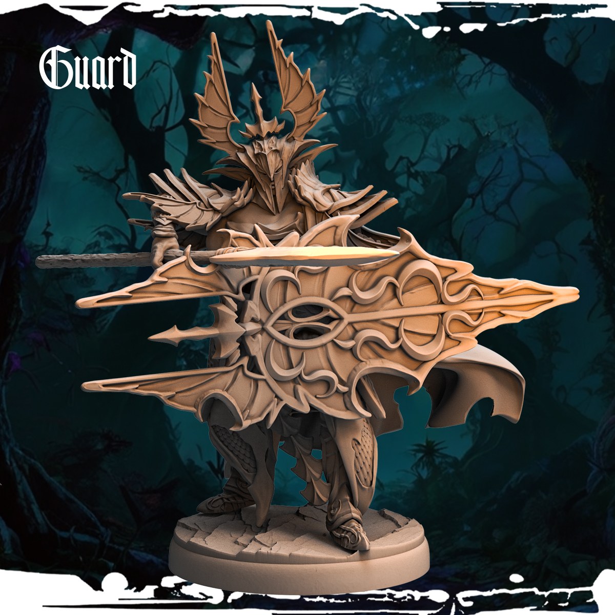 Dark Elf Guards (12 Poses) resin figure