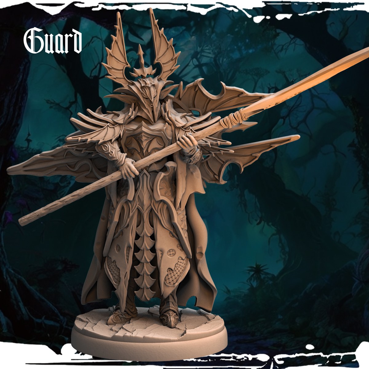 Dark Elf Guards (12 Poses) resin figure