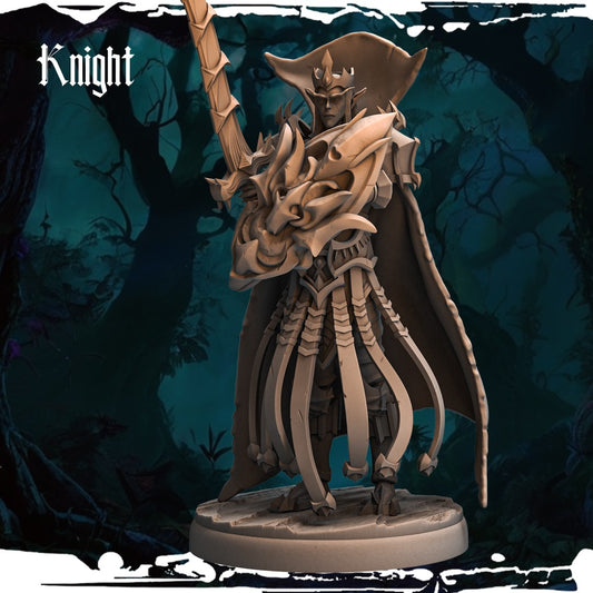 Dark Elf Knights (12 Poses) resin figure