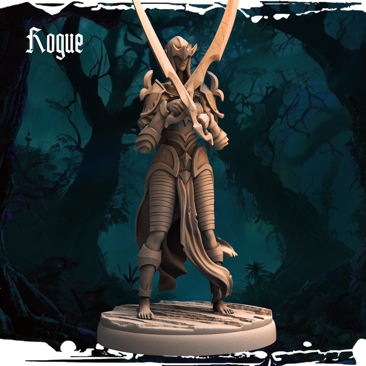 Dark Elf Rogues (12 Poses) resin figure