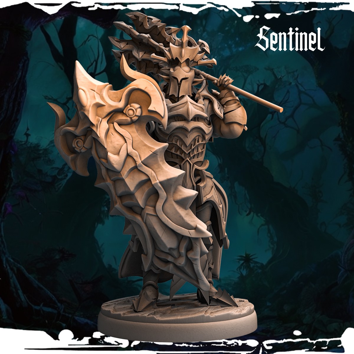 Dark Elf Sentinels (12 Poses) resin figure
