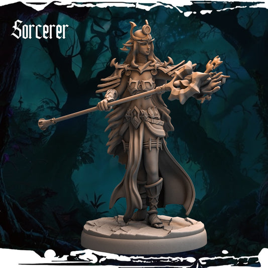 Dark Elf Sorceresses (12 Poses) resin figure