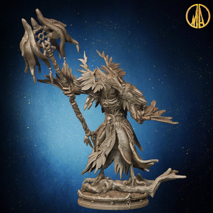 Feral Druid (Raven Form) resin figure