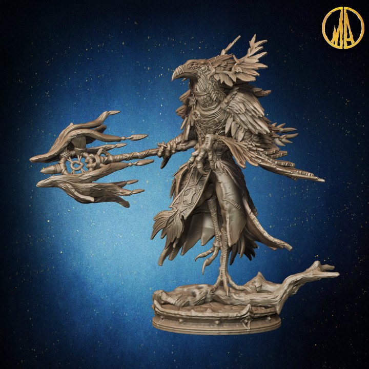 Feral Druid (Raven Form) resin figure