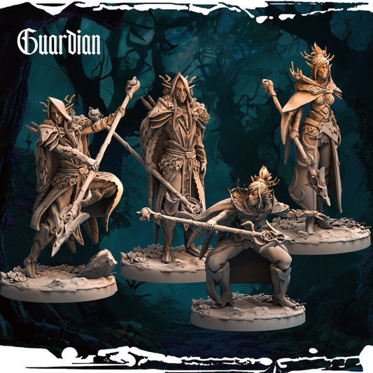 Guardian resin figure