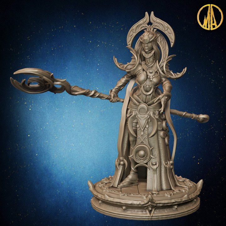Moon Priestess resin figure