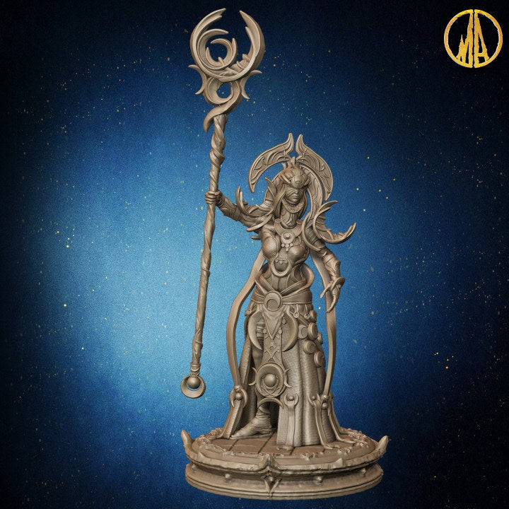 Moon Priestess resin figure