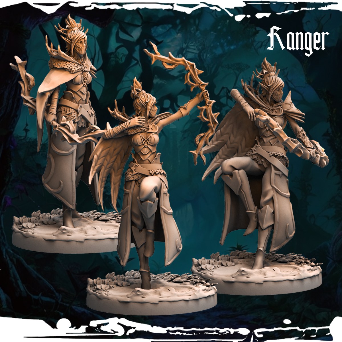 Ranger resin figure