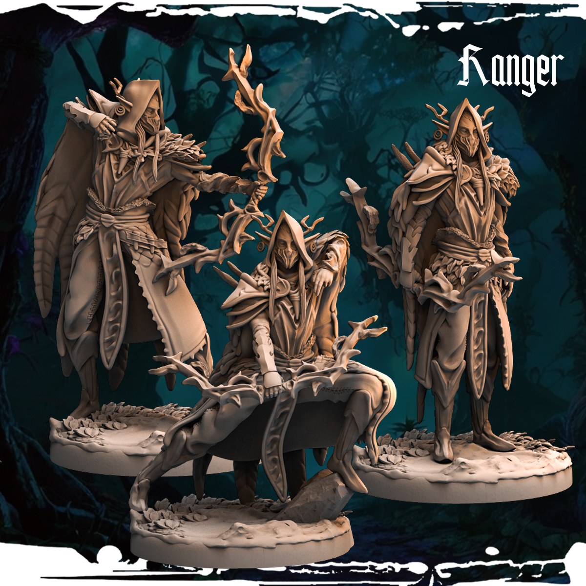 Ranger resin figure