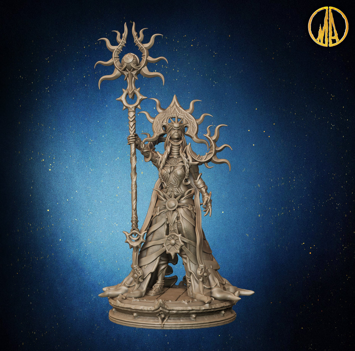 Sun Priestess resin figure