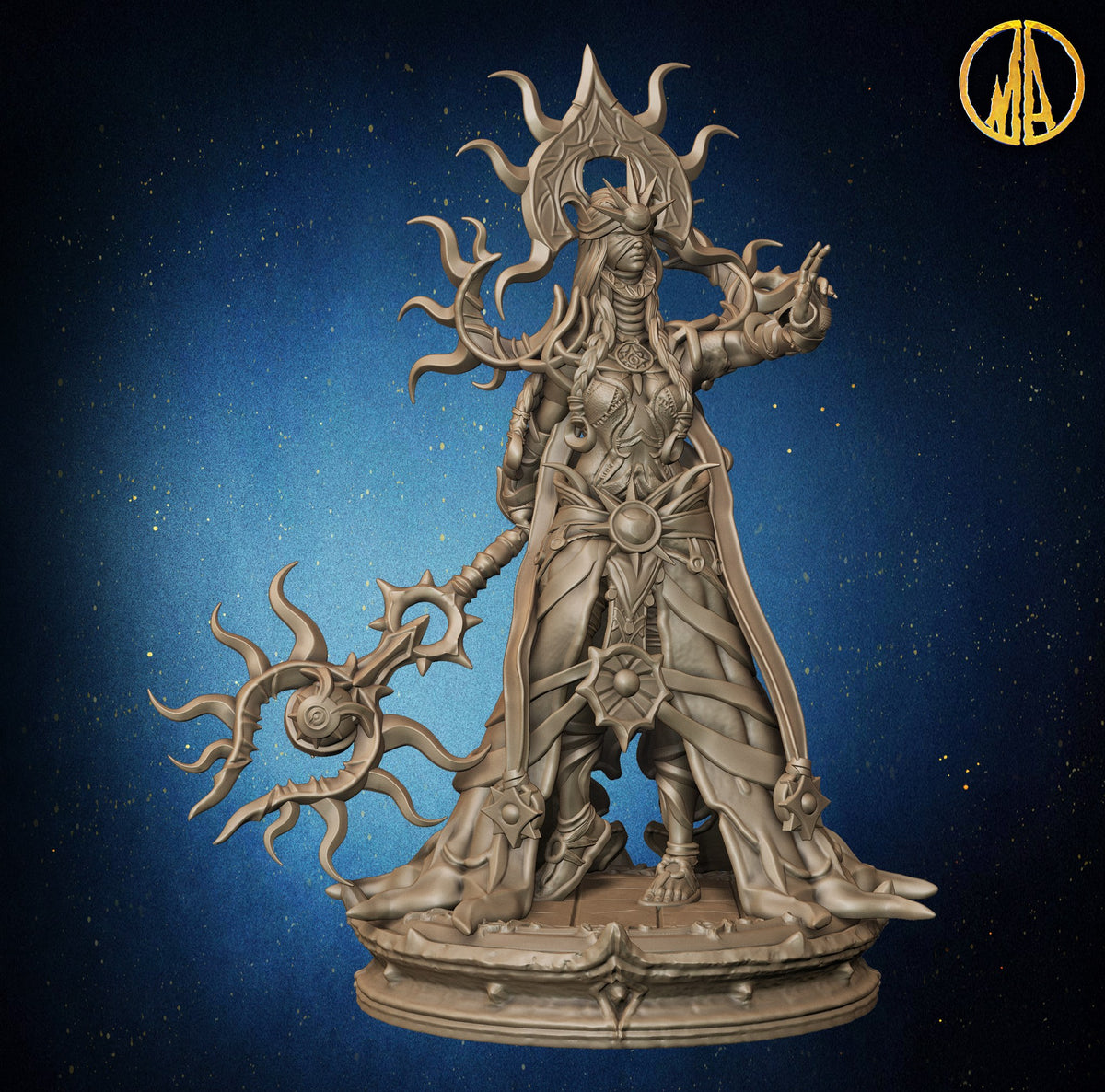 Sun Priestess resin figure
