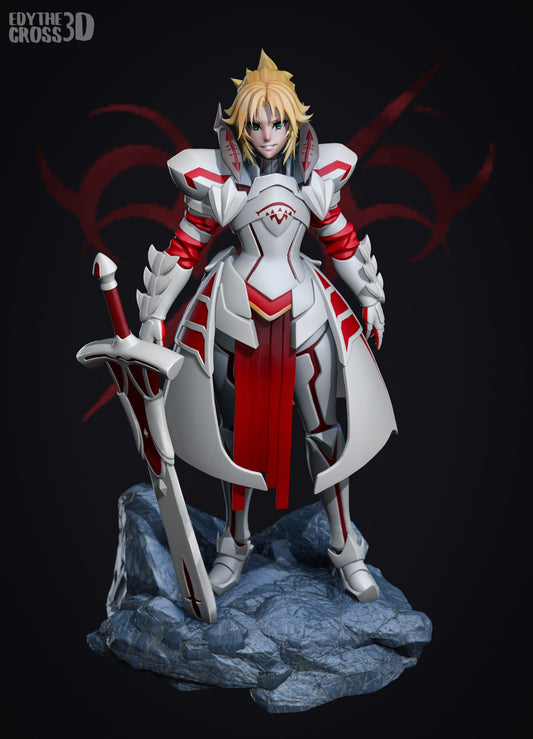 Mordred resin figure