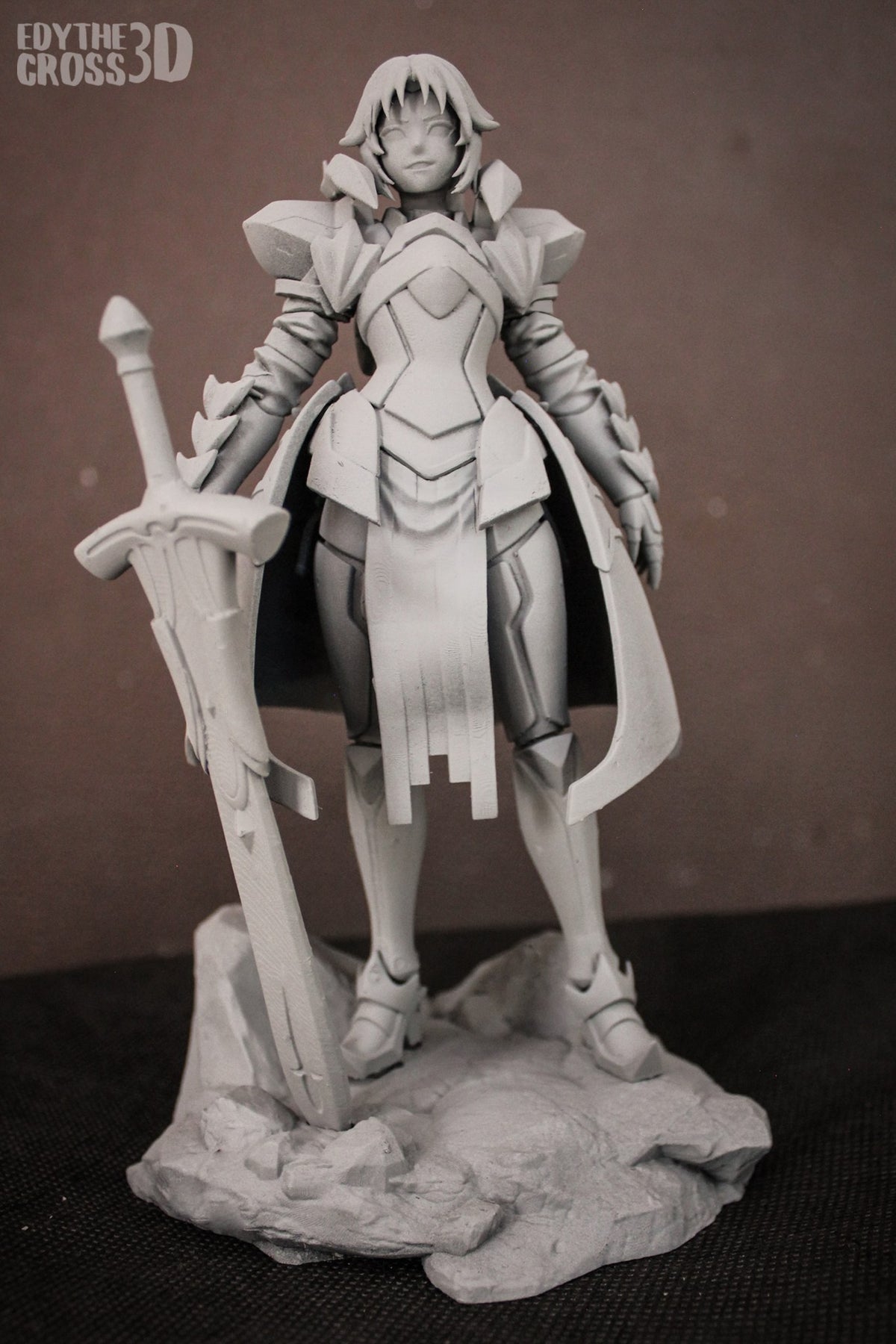 Mordred resin figure