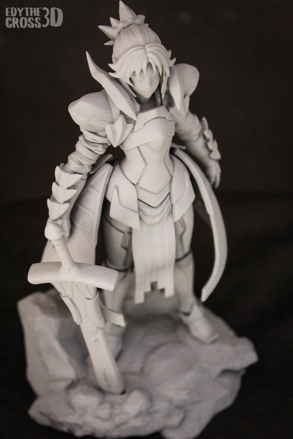 Mordred resin figure