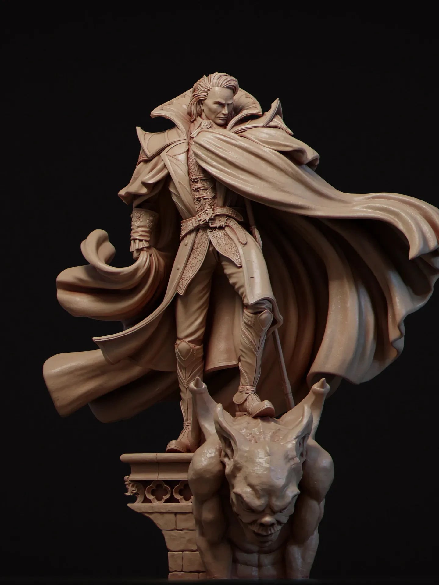 Morvain the Vampire Lord | 32mm–140mm | 3D Printed Figure | Art Piece | Nerikson | Nerdy Creations